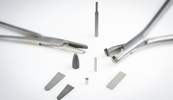 Carbide and cermet grades for biocompatible tools in the medical industry from CERATIZIT